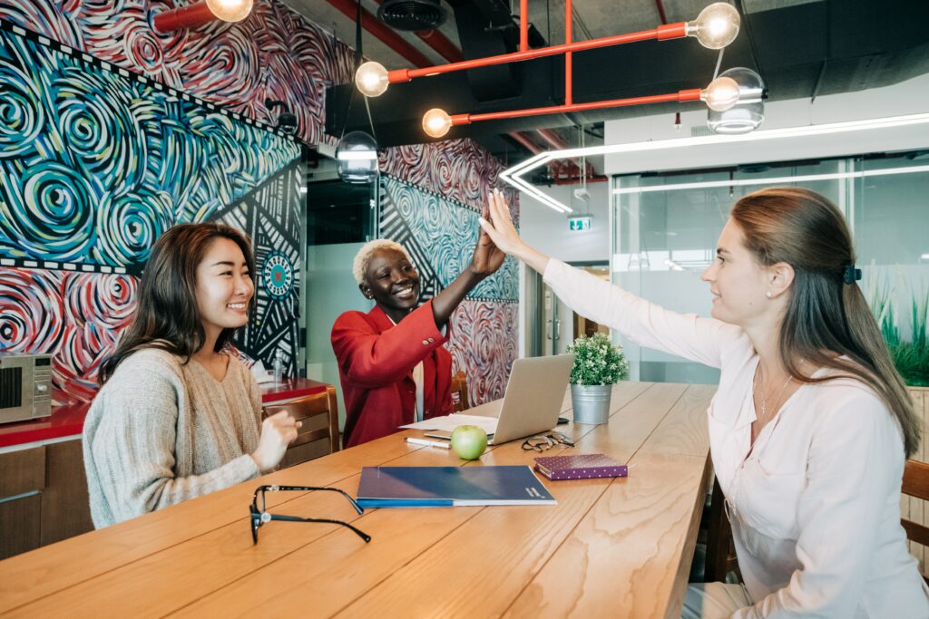 People in cowrking space